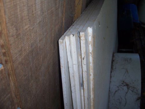 Six 4x8 sheets 3/8&#039;s inch azek trim panels/syn board for sale