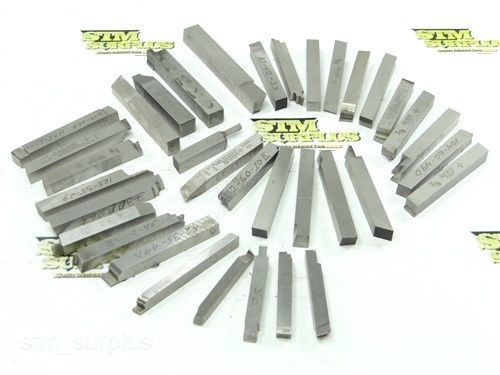 Nice lot of 35 hss mo-max tool bits 1/4&#034; to 1/2&#034; for sale