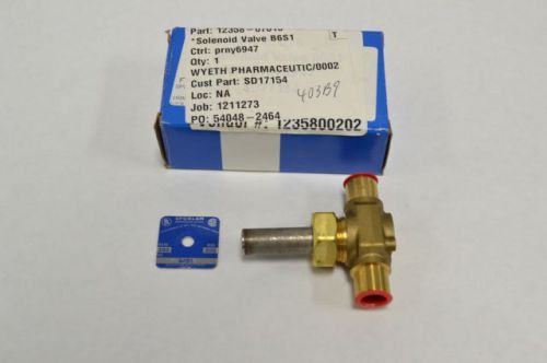Sporlan b6s1 1/2 odf 5/8in odm solder 24-240v-ac/dc solenoid valve part b215657 for sale