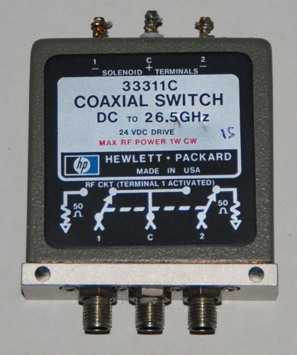 HP 33311C Coaxial Switch DC to 26.5 GHz
