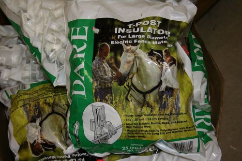 Dare 25 Pack T-Post Insulator For Equip Rope - Electric Fence Wire (lot of 20)