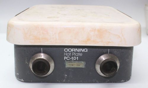 Corning pc-101 hot plate stirrer nice large 10 x 9.5 stir works but no heat asis for sale