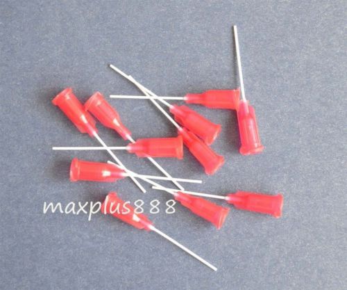 PP Blunt flexible dispensing needles syringe needle tips 1&#034;  150pcs 25Ga Red