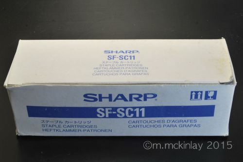 Sharp SF-SC11 Staple Cartridge, OEM Box of 3 - 5,000 Staples / Cartridge NO.500s