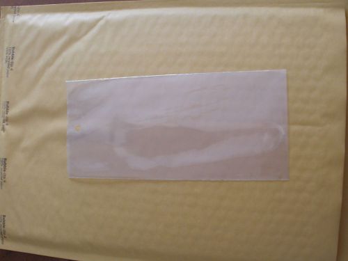 1000 4 x 7 Clear POLY BAGS 2 MIL PLASTIC FLAT OPEN TOP with hang hole
