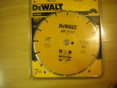 DeWald 12&#034; Dry/Wet DIAMOND BLADE- NEW- Brick,Concrete and Asphalt DW4716