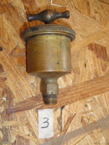 VINTAGE LUNKENHEIMER MARINE No 2 HIT &amp; MISS STEAM ENGINE BRASS OILER  GREASER #3