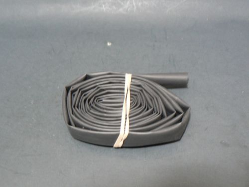 10 ft 3/8&#034; hellermanntyton black polyolefin heat shrink tubing 2:1 shrink ratio for sale