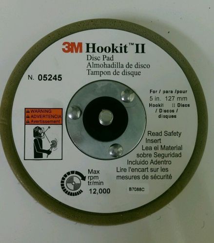 3M 5&#034; Hookit II Low profile finishing disc pad