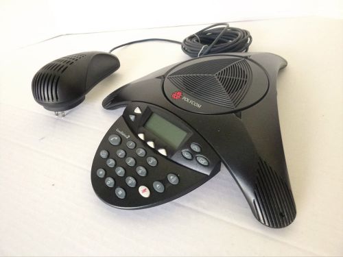 Polycom soundstation 2 expandable conference phone bridge 2201-16200-001 w power for sale