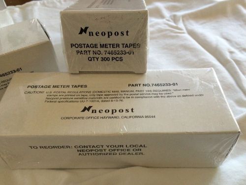 Postage Meter Tapes - Neopost PN 7465233-01 - 1200 Pieces
