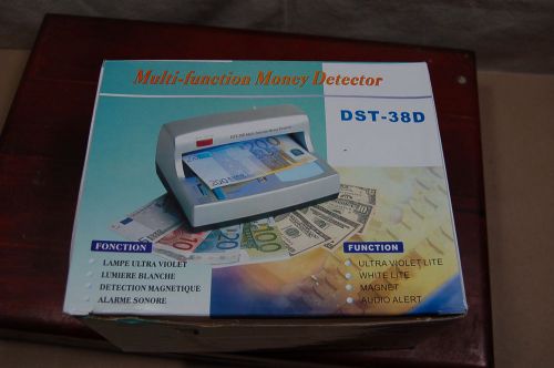 Dst-38d counterfeit money detector - uv white light magnetic with audio alert for sale