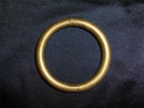 Vintage BRASS BULL NOSE RING**Farm**Dairy**Beef**Cattle**Bull**KEY RING?**