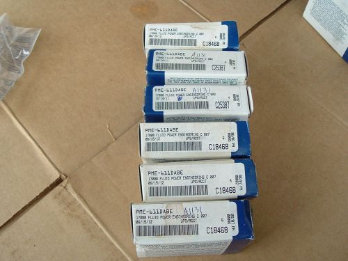 LOT OF 6  New In Box, Mac PME-611DABE Solenoid Valve 24Vdc 8.5 Watts fluid power