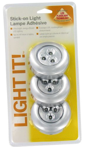 FulcrumProductsInc 3 Pack LED Tap Lights 30010-301