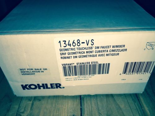 Kohler K-13468-VS Geometric Touchless  AC Lav/Bathroom Faucet Stainless Steel