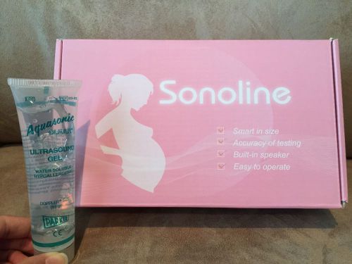 Sonoline Pocket Fetal heart doppler C1 LCD 3mhz Includes Ultrasound Gel