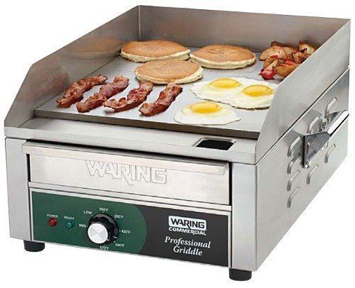 Factory refurbished waring commercial electric countertop griddle wgr140 14&#034;x16&#034; for sale