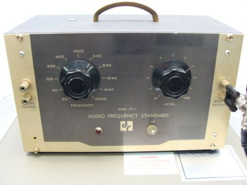 Vintage D&amp;R Inc. Audio Frequency Standard Model FS-1 TESTED &amp; GUARANTEED!