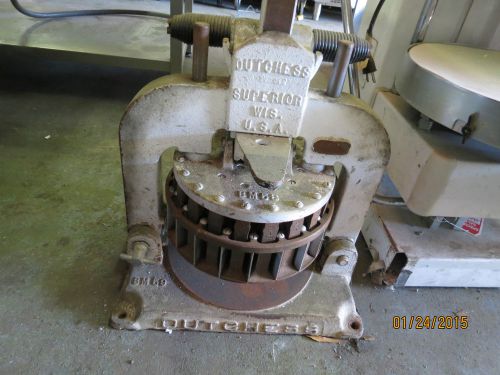 Used dutchess manual tabletop dough divider/ cutter for sale