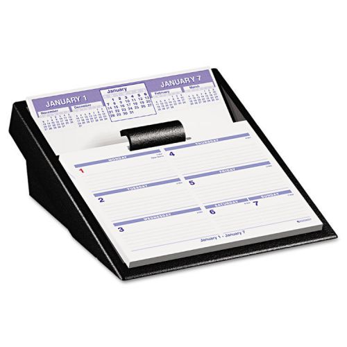 AT-A-GLANCE Flip-A-Week Desk Calendar Refill, 5 5/8 x 7, White, 2015