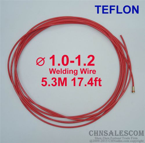 European style MIG MAG TEFLON Liner 1.0-1.2 Welding Wire Connectors 5.3M 17.4ft
