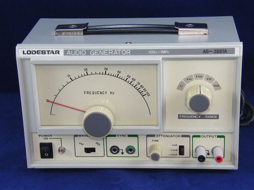 LODESTAR AG-2601A Audio Signal Generator!! CLEAN and WORKING!!