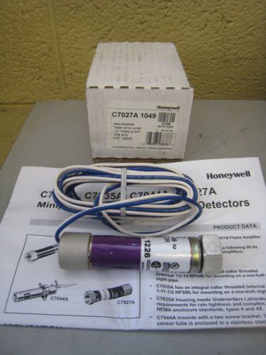 New Honeywell C7027A1049 Minipeeper Ultraviolet Flame Sensor Detector 0-215F