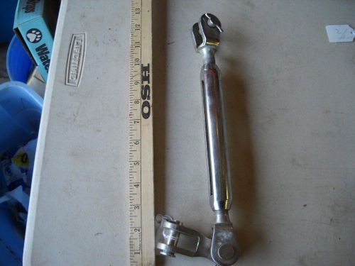 Stainless steel turnbuckle 5/8 inch sailboat rigging power boat for sale