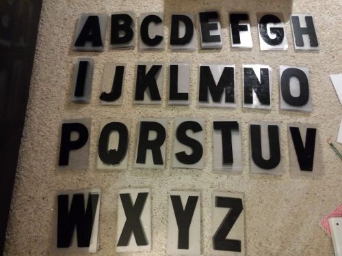 8&#034; RIGID ON 9&#034; .060DR MARQUEE READERBOARD SIGN LETTER SET 300 Count
