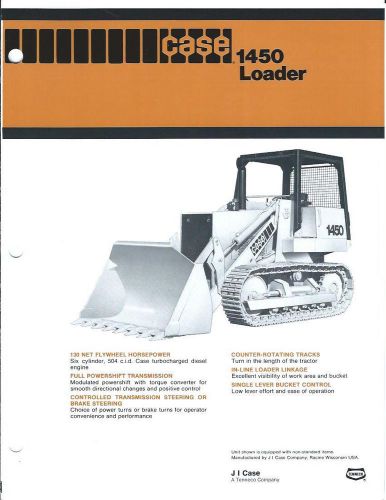 Equipment Brochure - Case - 1450 - Crawler Loader - c1977 (E2141)