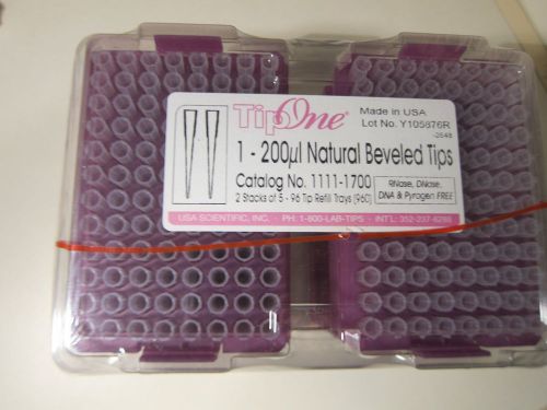 TipOne 1-200 ul, beveled pipet tip refill wafers, 1111-1700; Qty 960