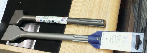 Sds max 2 inch scaling chisel  - lot of 2 for sale