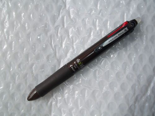 4 Colors Pilot Frixion Retractable 4in1 Ball Point 0.5mm (Brown Body)