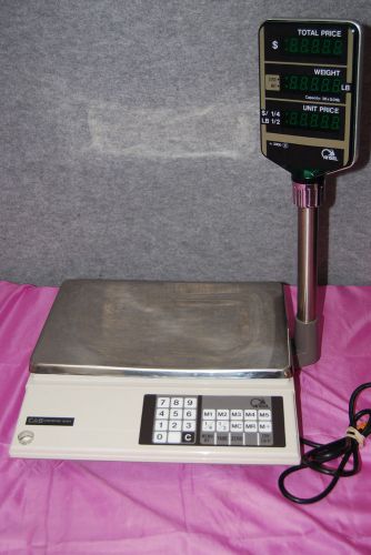 CAS ANGEL15M Computing Scale With Pole for Deli, Bakery, Candy, Meat (#M3902)