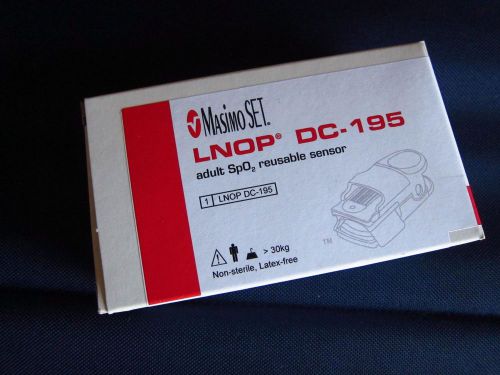 MASIMO LNOP DC-195 Ref 1865 Adult SpO2 Finger Sensor - New