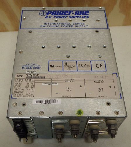 Power One SPM5C2C2K power supply transformer  115V/230V - 15V 52A