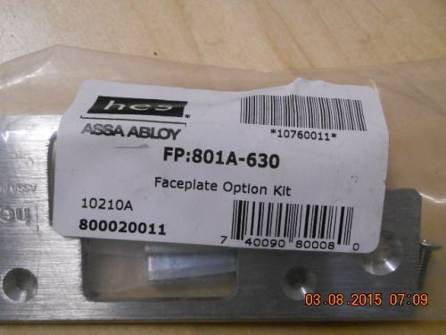 HES Assa Abloy 801A Faceplate Option Kit x 32D with mounting tabs and shims.