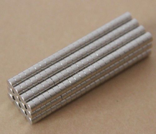 100pcs Neodymium Disc Mini 4X4mm Rare Earth N35 Strong Magnets Craft Models powe