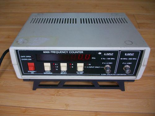 Global Specialties Corp Model 6000 Frequency Counter - 5 Hz - 650 MHz