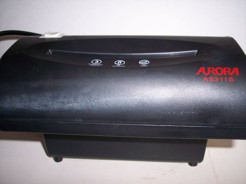 AURORA, AS311S SMALL, COMPACT PAPER SHREDDER, ADJUSTABLE ARM TO FIT TRASH BIN.