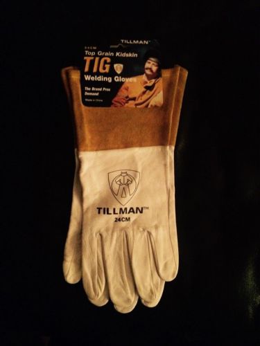 Tillman 24 cm top grain kidskin welding gloves size medium for sale