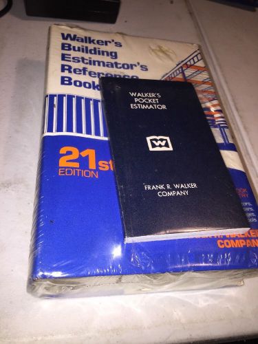 Walker&#039;s Building Estimator&#039;s Reference Book 21st Edition NEW
