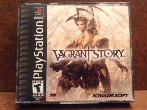 PS1  VAGRANT STORY COMPLETE RARE SQUARESOFT RPG PLAYSTATION