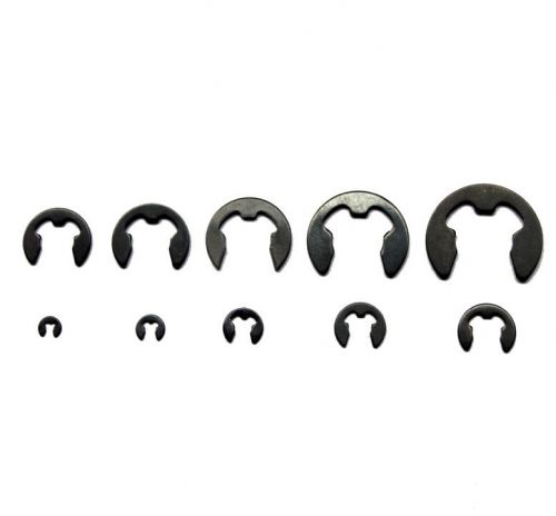 120pcs carbon steel e-clip assortment kit 1.5 2 3 4 5 6 7 8 9 10 mm circlip for sale