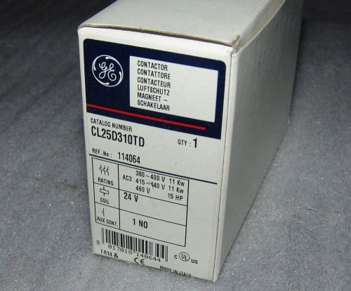Electrical contractor GE CL25D310TD unused 15hp