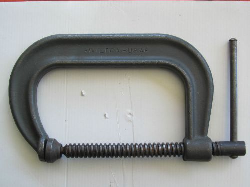Wilton USA 6&#034; 406 Drop Forged Steel C Clamp Work Holding Welding Tool