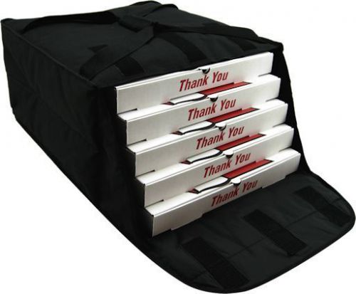 Case of OvenHot Black Fabric Pizza Bag holds 4-5 16&#034; or 18&#034; Pizzas NEW