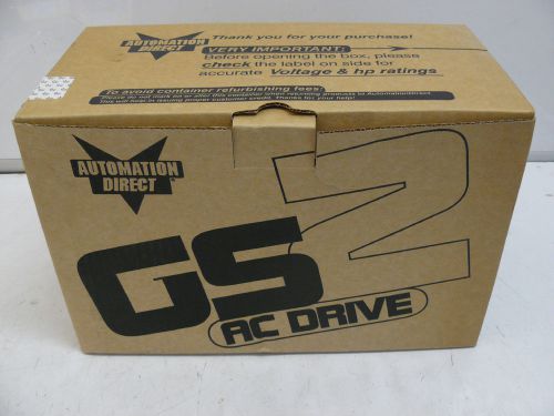 NEW AUTOMATION DIRECT GS2-4010 DRIVE GS2 SERIES