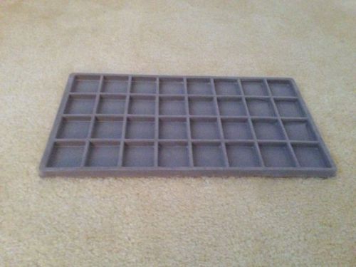 Flocked Plastic Tray Insert - 18 Compartments, Qty of 8